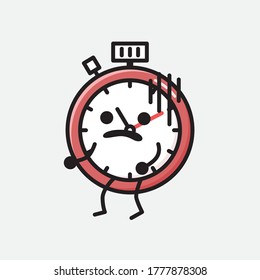 An illustration of Sport Timer Vector Character