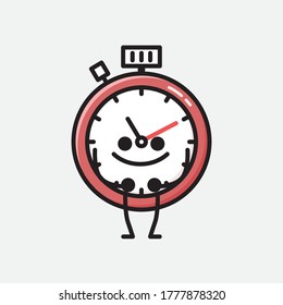 An illustration of Sport Timer Vector Character