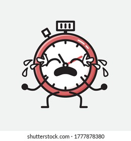 An illustration of Sport Timer Vector Character