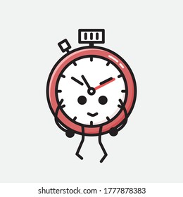 An illustration of Sport Timer Vector Character