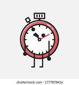 An illustration of Sport Timer Vector Character