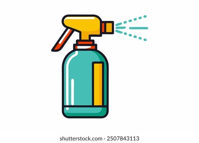 illustration of a spray can