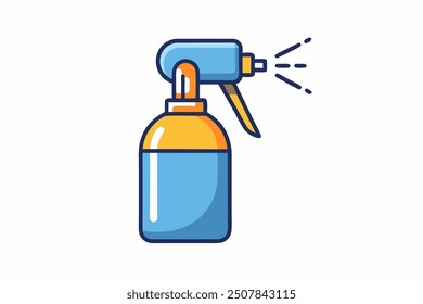Ilustración de una lata de spray