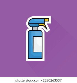 Illustration of Spray in Flat Design