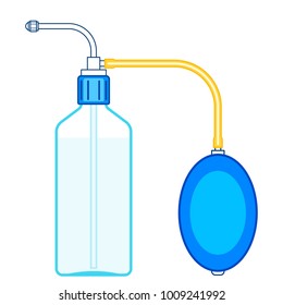Illustration of the sprayer with bulb