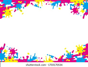 Illustration Spread Paint Ink Background Stock Vector (Royalty Free ...