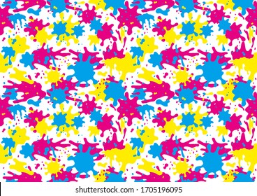 illustration of spread paint ink background