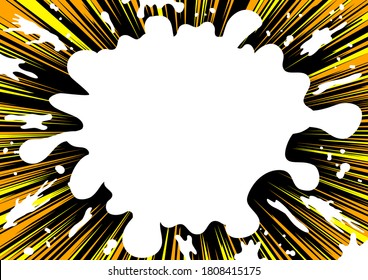 illustration of spread paint ink background