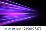 illustration of spreading lines shiny effects for ecommerce signs retail shopping. Motion light effect for banners. Curved light trail stretched upward. Fast speed car. 