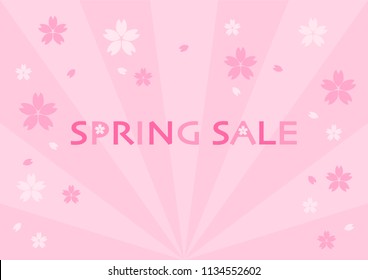 Illustration of Spring Sale