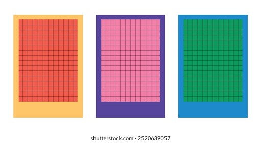 Ilustración de marco cuadrado diseño único con fondo en blanco