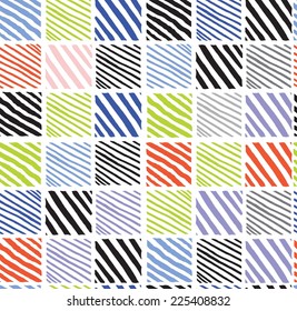 Illustration of square pattern.Seamless.