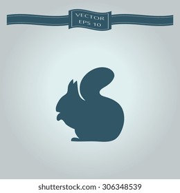 illustration with squirrels isolated 