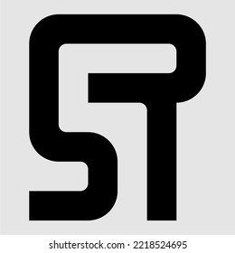 Illustration of SR Letter Logo, perfect for company logo, sport brand, etc.