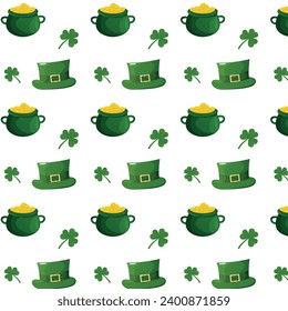 illustration for st. patrick's day. colorful colors.Irish holiday.