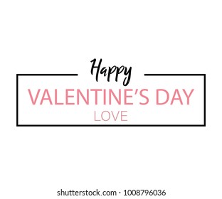 Illustration for St. Valentine's Day, vector on a white background