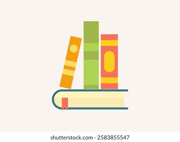 Illustration of an Stack of Books