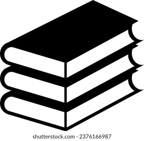 Es una ilustración de libros apilados