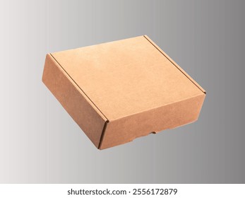 An illustration of stacked cardboard boxes on a gray background, showcasing neat arrangement and realistic details. The design emphasizes storage, organization, and industrial themes