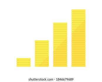 Illustration of stacked gold coins.