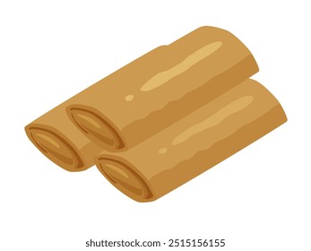 Ilustración de rollos de resorte apilados