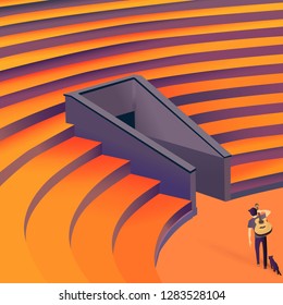 Illustration of a stadium