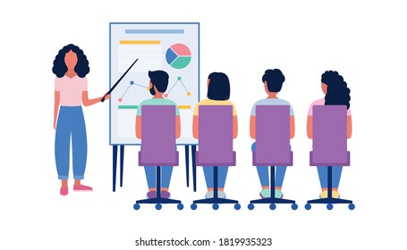 Illustration Staff Education Office Workshop Meeting Stock Vector ...