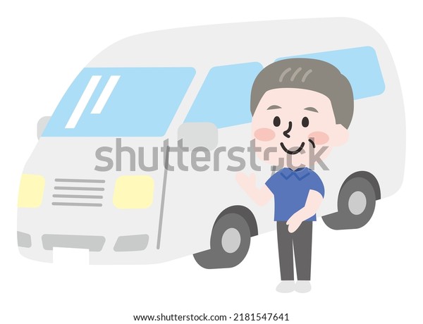Illustration of staff\
providing pick-up\
service