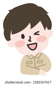 Illustration of staff wearing work clothes