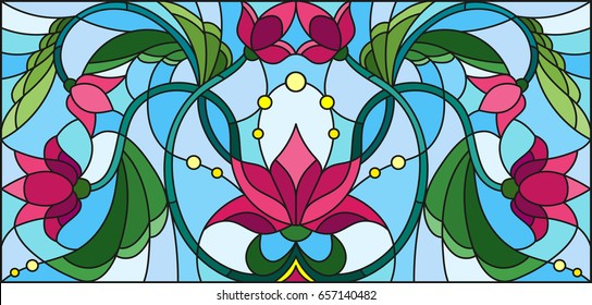 girly stained glass design