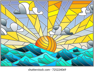 海 ステンドグラス のイラスト素材 画像 ベクター画像 Shutterstock