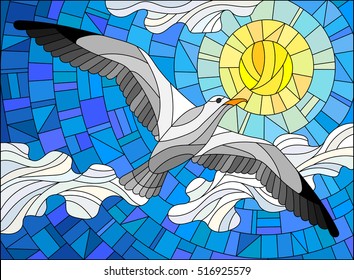 ステンドグラス 鳥 のイラスト素材 画像 ベクター画像 Shutterstock