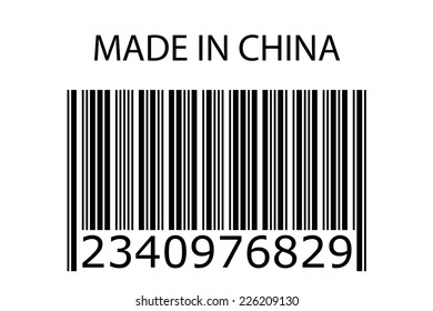 An Illustration of stamp marked Made in China