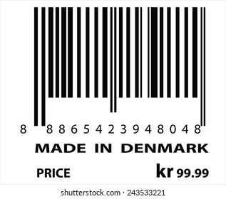 An Illustration of stamp marked Made in Denmark