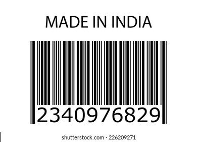 An Illustration of stamp marked Made in India