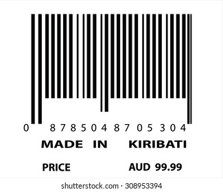 An Illustration of stamp marked Made in Kiribati