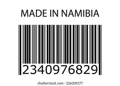 An Illustration of stamp marked Made in Namibia