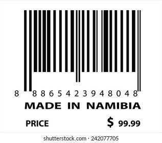 An Illustration of stamp marked Made in Namibia