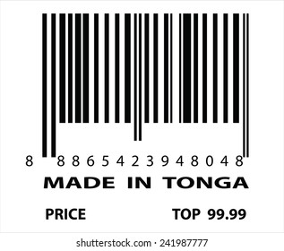 An Illustration of stamp marked Made in Tonga