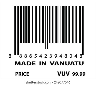 An Illustration of stamp marked Made in Vanuatu