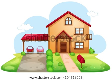 Illustration of a standard house