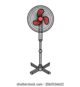 Illustration of standing van isolated with white background  perfect for icon, symbol, element and ect.