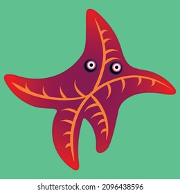 An illustration of a star fish.