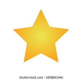 Illustration Star Icon,on white background.