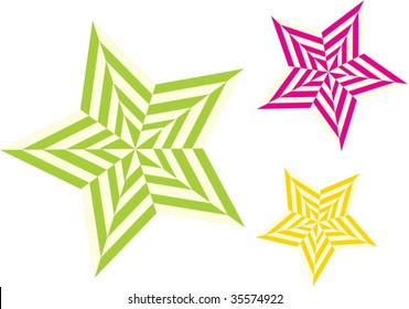 illustration of star on white