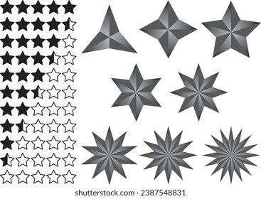 Illustration of star rating image