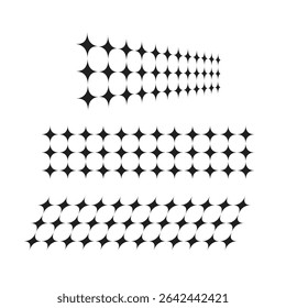 Illustration star repeat spark unique design
