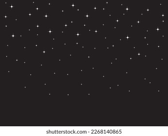 illustration of starry sky background