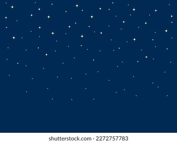 illustration of starry sky background