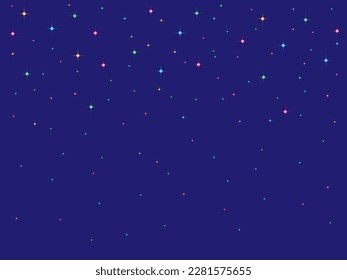 Illustration von Sternenhimmel-Hintergrund